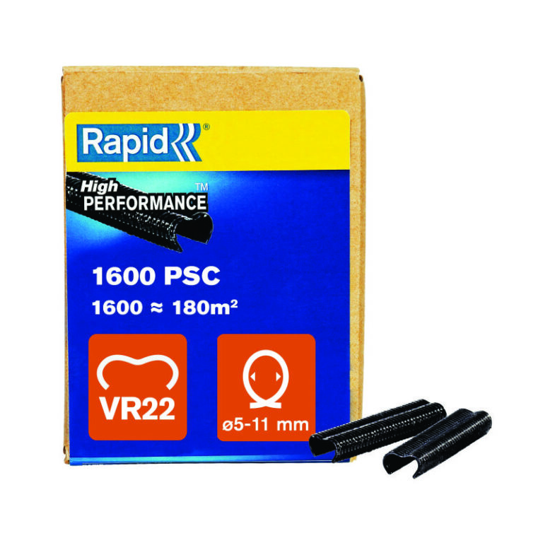 Rapid ringklammer svart  VR22   1600stk.