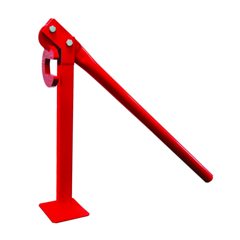 Metallstolpe oppdrager