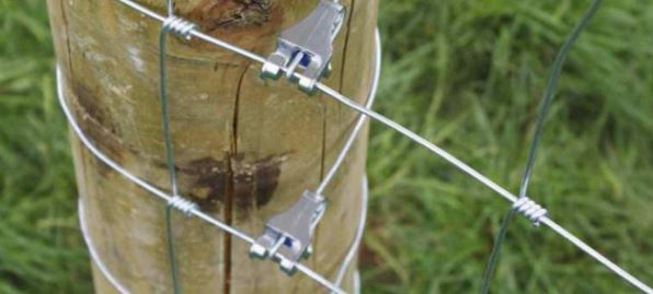 Gripple koblingssystem på et Tornado-gjerde